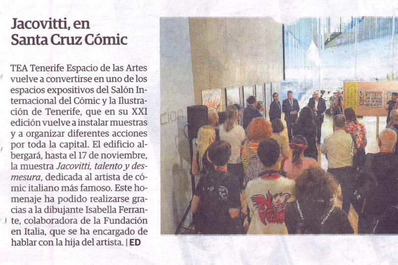 EL DÍA | Jacovitti, en Santa Cruz Cómic