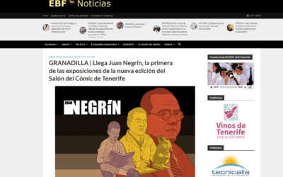 EL BLOGO FEROZ | GRANADILLA | Llega Juan Negrín, la primera de las exposiciones de la nueva edición del Salón del Cómic de Tenerife