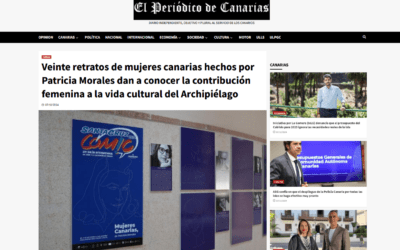 EL PERIÓDICO DE CANARIAS | Veinte retratos de mujeres canarias hechos por Patricia Morales dan a conocer la contribución femenina a la vida cultural del Archipiélago