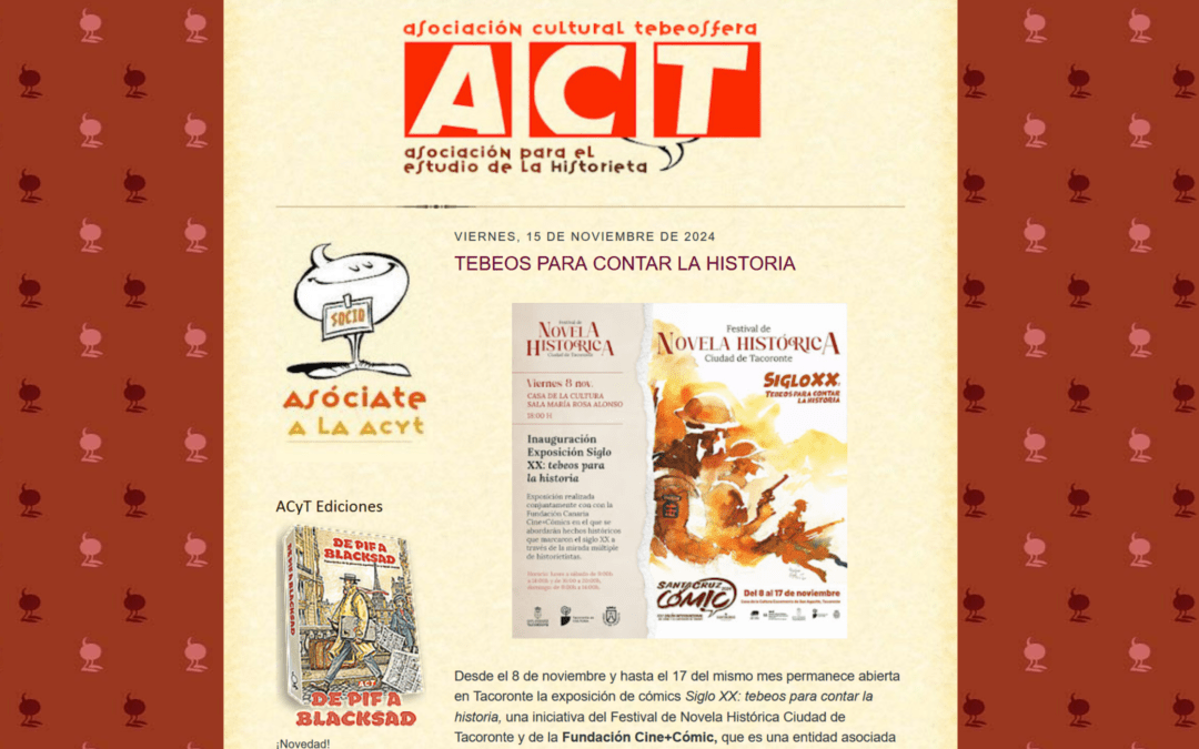ASOCIACIÓN CULTURAL TEBEOSFERA | TEBEOS PARA CONTAR LA HISTORIA