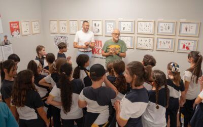 Una sorpresa muy especial: El legendario J. L. Martín participa en la visita guiada en el Museo Municipal de Bellas Artes