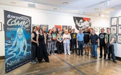 Los invitados al Salón visitan las exposiciones de Santa Cruz Cómic