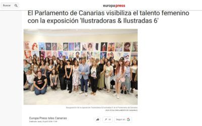 Europa Press | El Parlamento de Canarias visibiliza el talento femenino con la exposición ‘Ilustradoras & Ilustradas 6’
