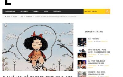 LAGENDA | El Salón del Cómic de Tenerife homenajea a Mafalda en su nuevo cartel