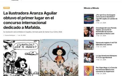 Diario del Yaqui | SonoraLa ilustradora Aranza Aguilar obtuvo el primer lugar en el concurso internacional dedicado a Mafalda.