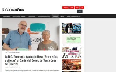 Nos Vamos de Vinos | La D.O. Tacoronte-Acentejo lleva “Entre viñas y viñetas” al Salón del Cómic de Santa Cruz de Tenerife