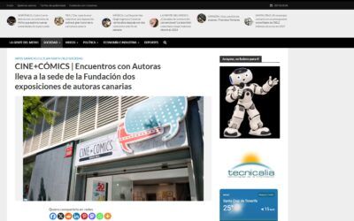 El Blog Feroz | CINE+CÓMICS | Encuentros con Autoras lleva a la sede de la Fundación dos exposiciones de autoras canarias