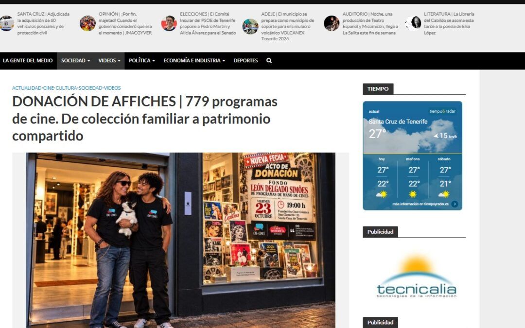 El Blog Feroz | DONACIÓN DE AFFICHES | 779 programas de cine. De colección familiar a patrimonio compartido