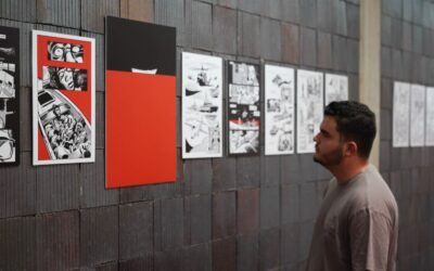 La exposición ‘Solo Seis, de Eduardo González’ invita a reflexionar sobre la migración en la Facultad de Derecho de la ULL